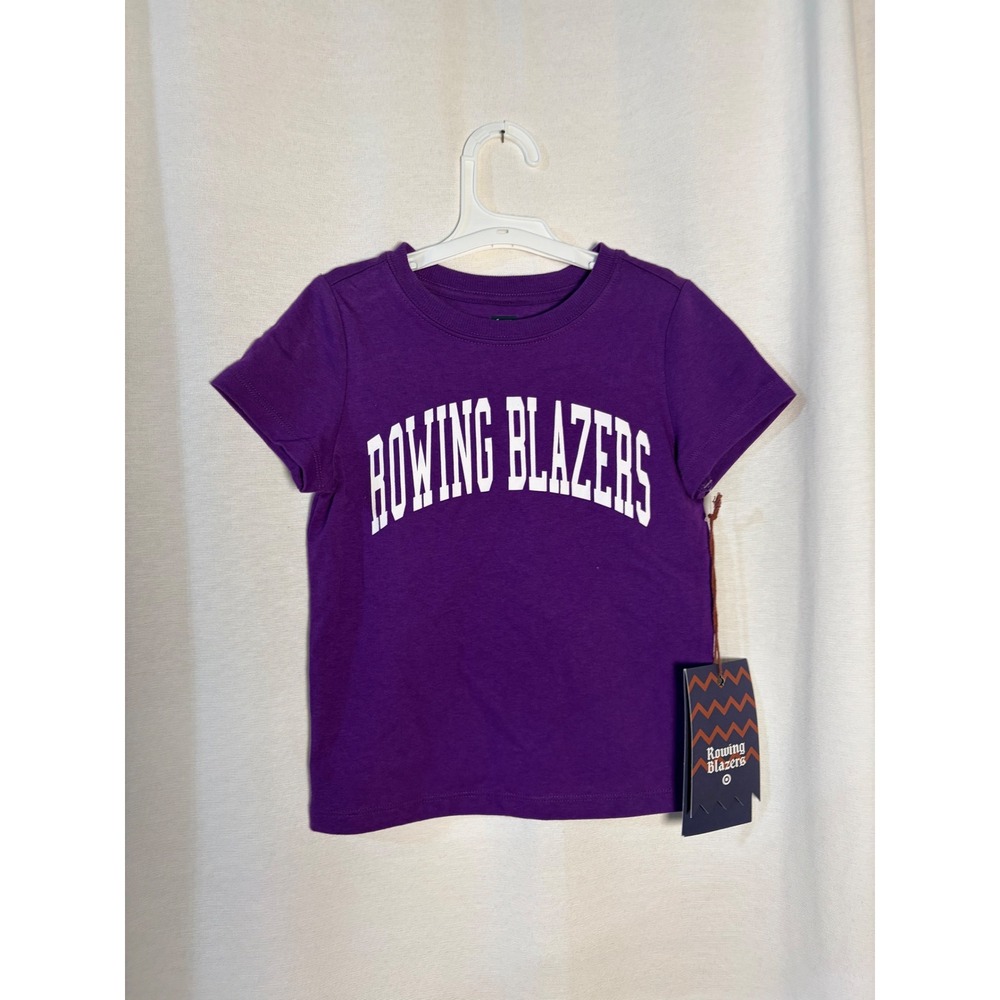 Rowing Blazers x Target Kids Purple Graphic Logo T-Shirt 3T New